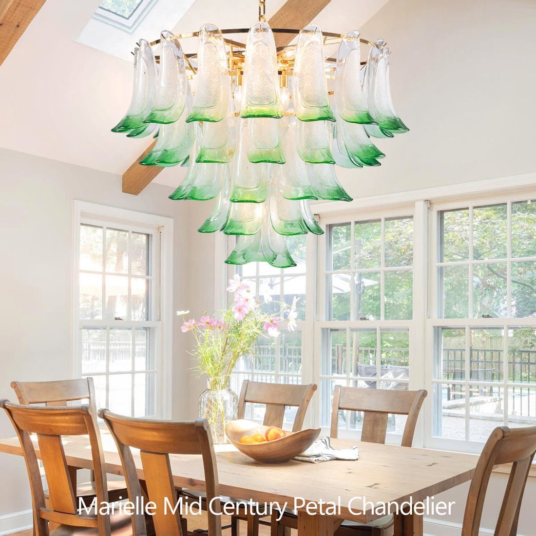 Marielle Mid Century Petal Chandelier - Brig Lighting