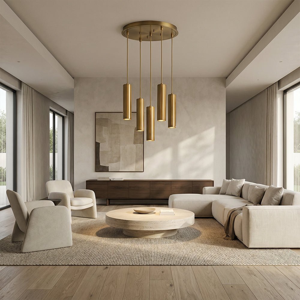 Matthie Metal Chandelier - briglamps