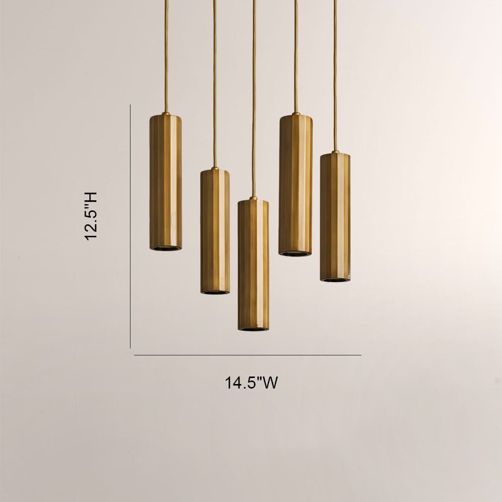 Matthie Metal Chandelier - briglamps