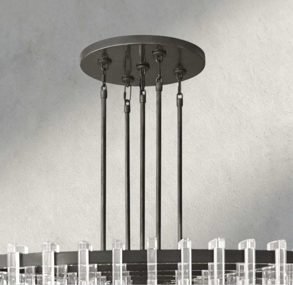 Merlyna Round Chandelier 36", 48", 60" - briglamps