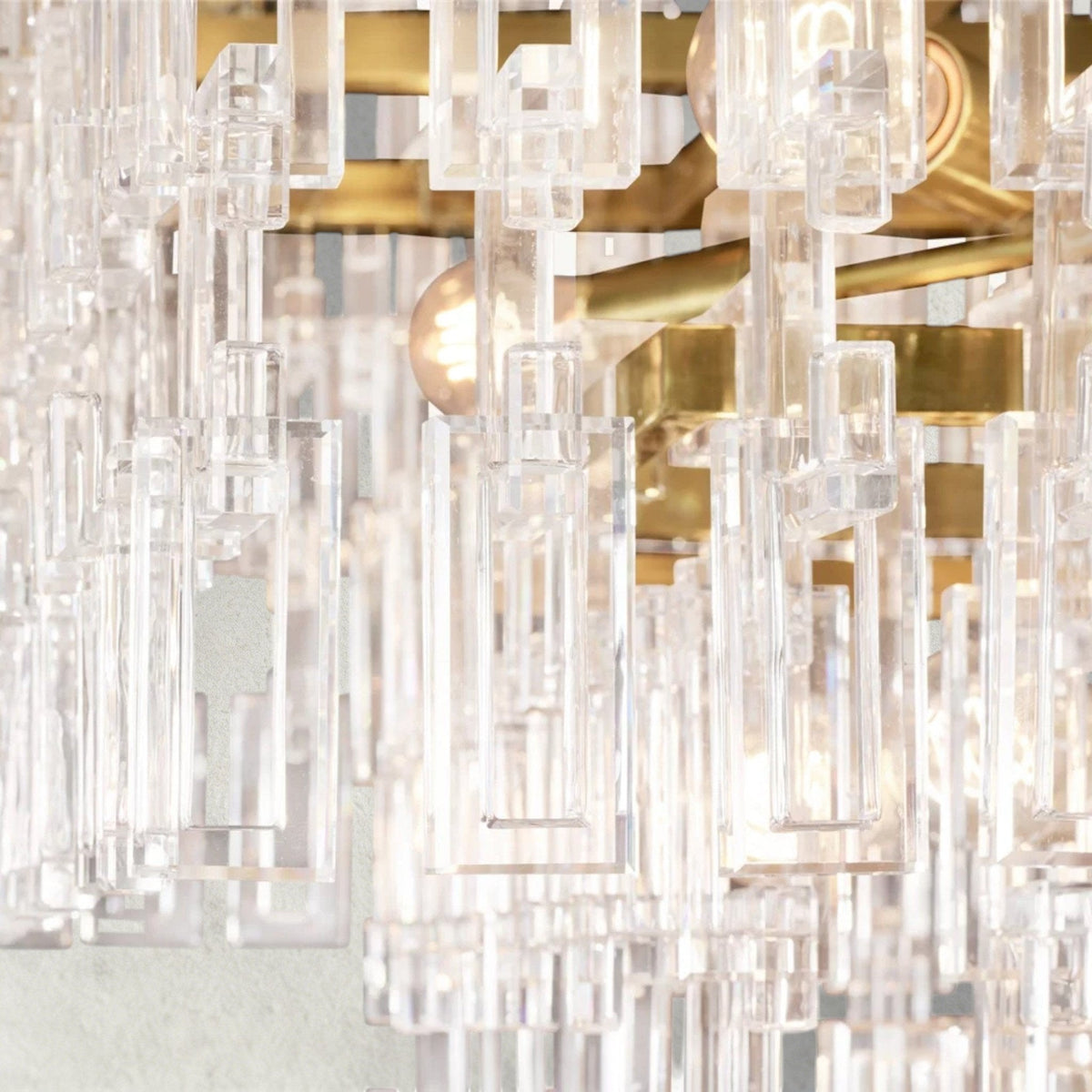 Merlyna Tiered Rectangular Chandelier 60", 72" - briglamps