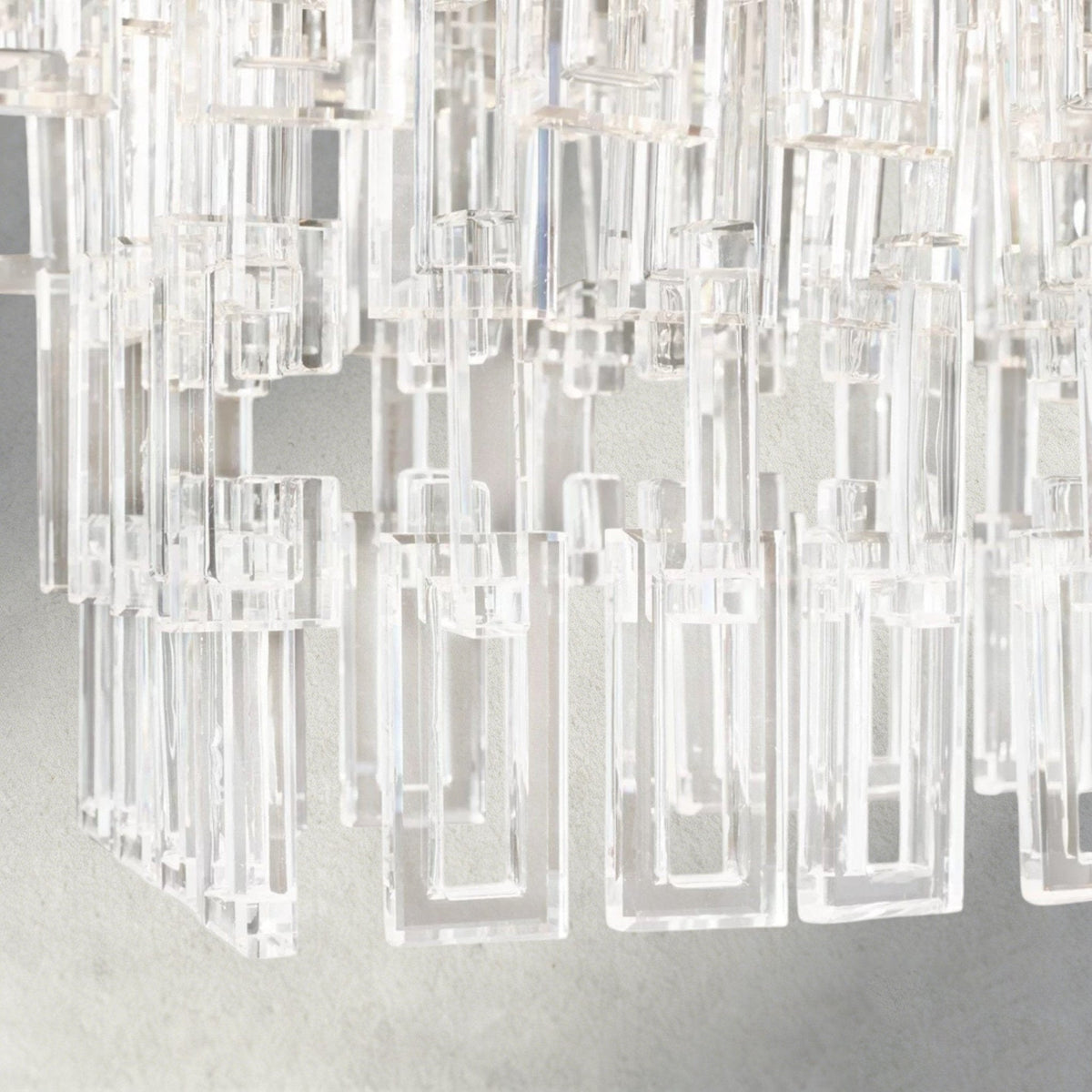 Merlyna Tiered Rectangular Chandelier 60", 72" - briglamps