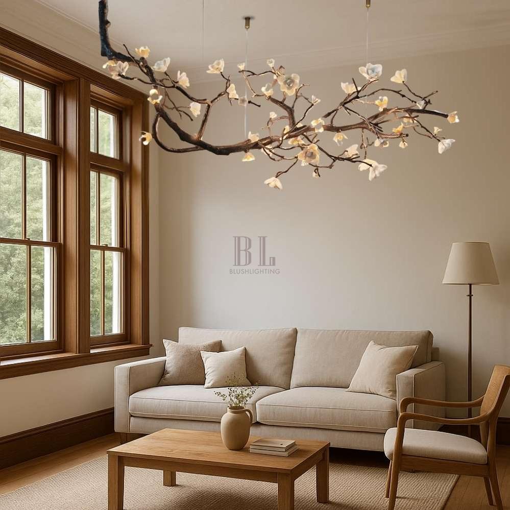 Minas Rustic Tree Branch Chandelier - Brig Lighting