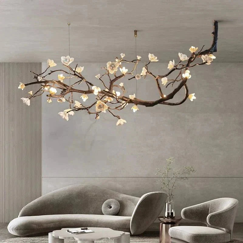 Minas Rustic Tree Branch Chandelier - Brig Lighting