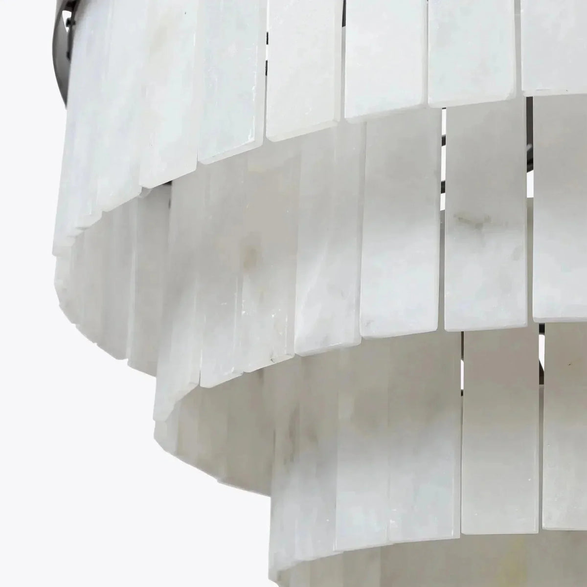 Modern Alabaster Tiered Chandelier - Brig Lighting