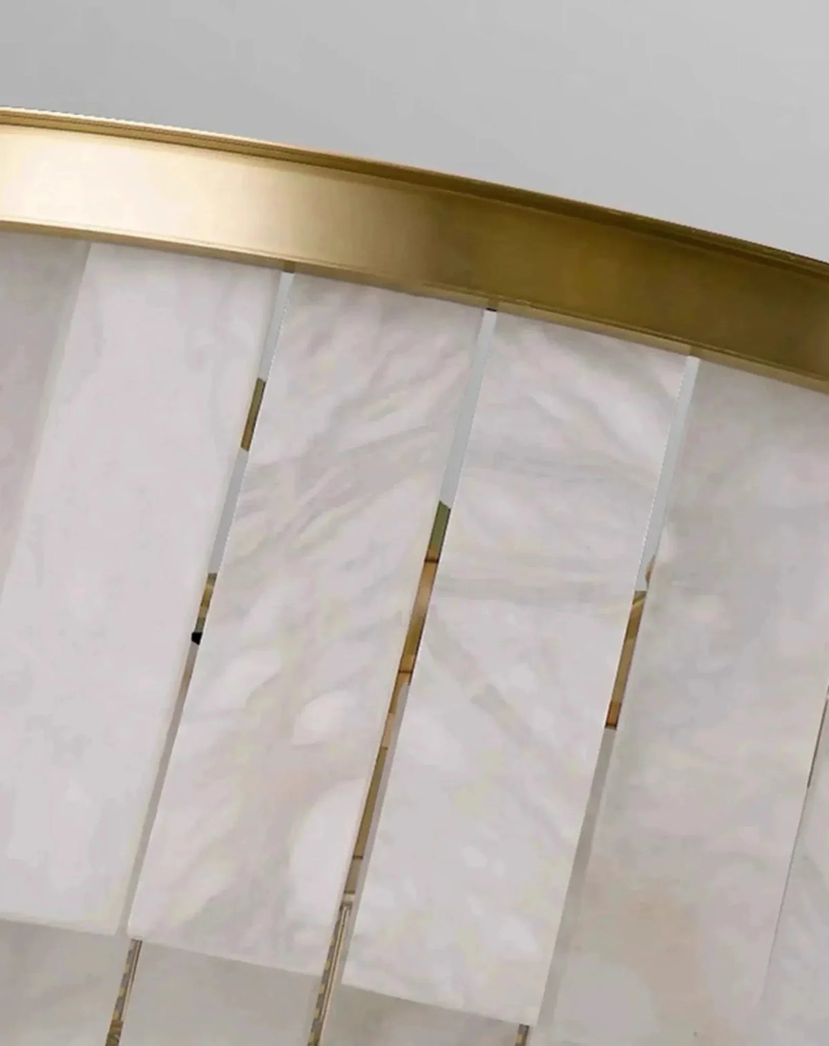 Modern Alabaster Tiered Chandelier - Brig Lighting