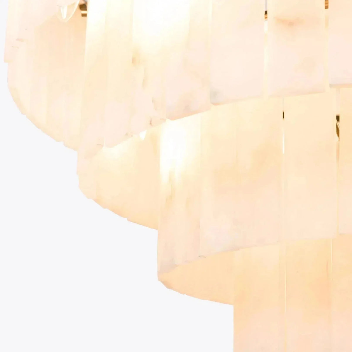 Modern Alabaster Tiered Chandelier - Brig Lighting