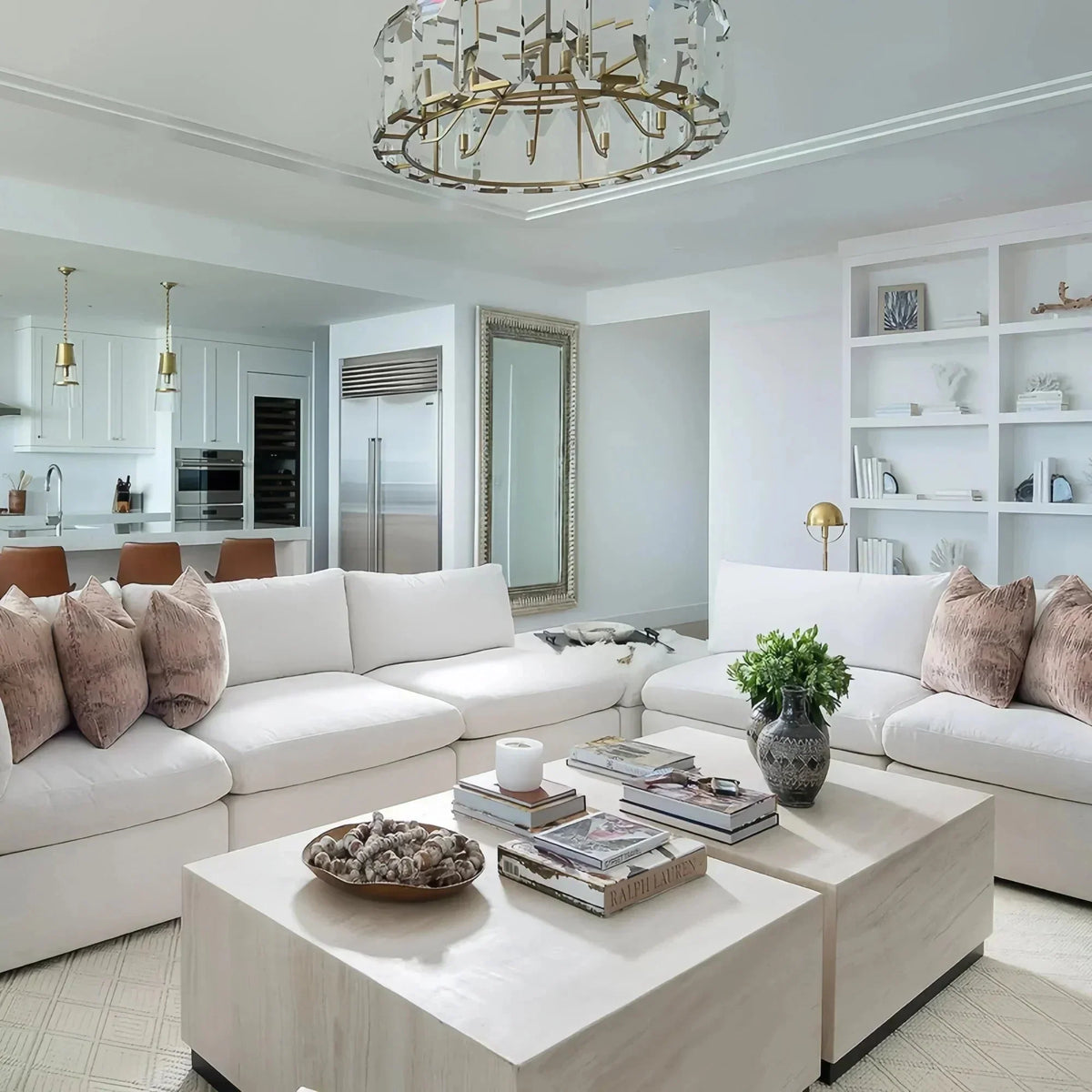Modern Amaya Round Chandelier - briglamps