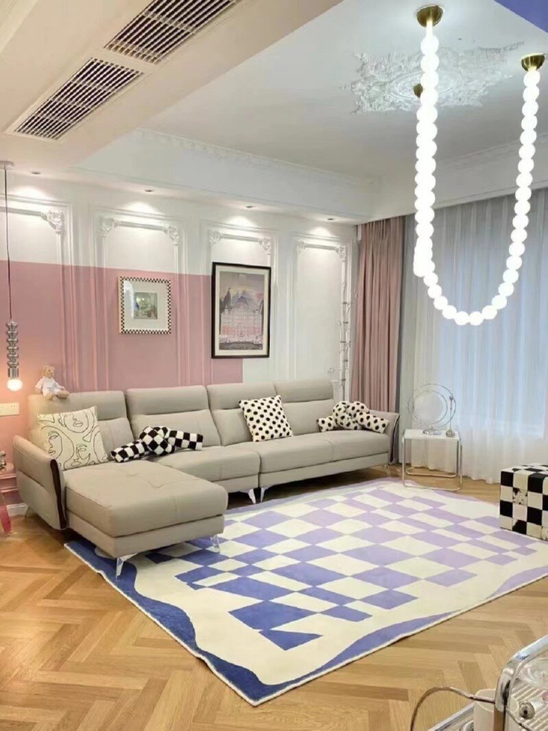 Modern Creative Pearl Necklace Acrylic Chandelier - Brig Lighting
