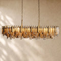 Neva Linear Chandelier - Brass