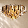 Neva Round Chandelier - Brass