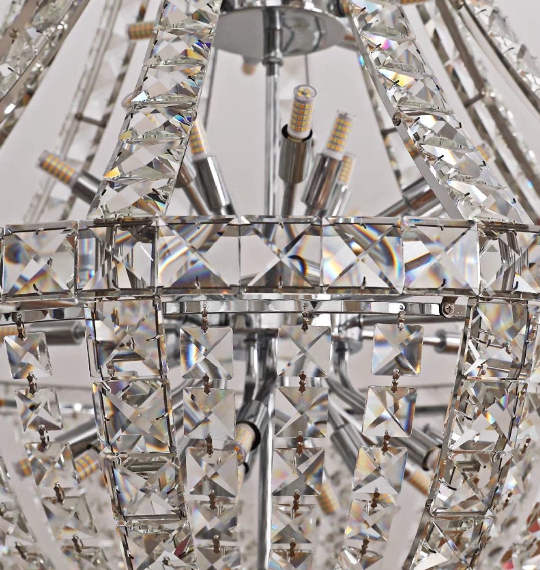 New Extra Large Luxury and Elegant Crystal Chandelier for Living Room/Staircase/Foyer/Villa/Duplex Hall - briglamps