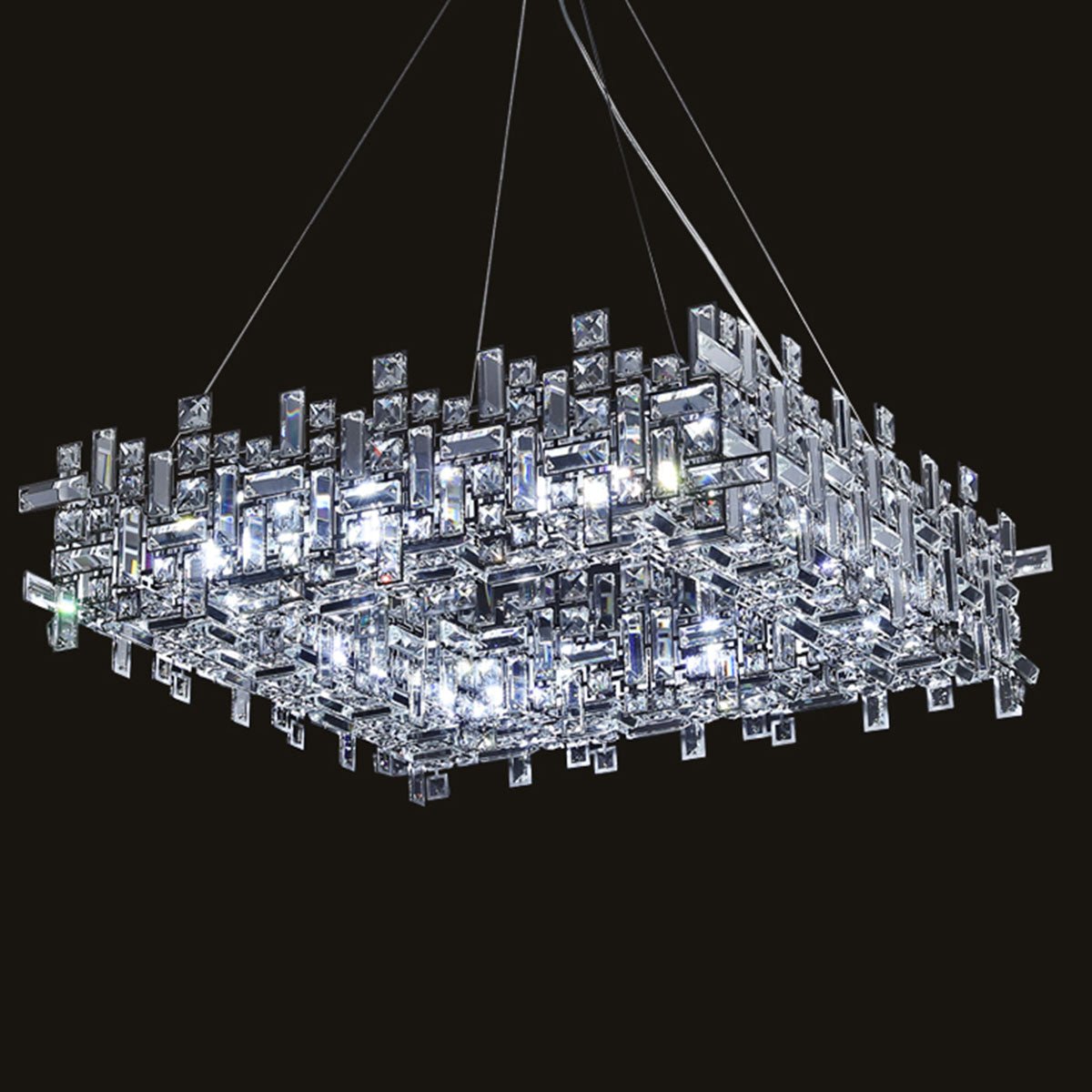New Italian Style Light Luxury Villa Duplex Designer Luxury Crystal Chandelier for Dining/Living Room/Bedroom - briglamps