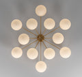 Orion Oval Flush Mount Base Chandelier Ø47.8″ - Brig Lighting