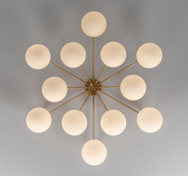 Orion Oval Flush Mount Base Chandelier Ø47.8″ - Brig Lighting