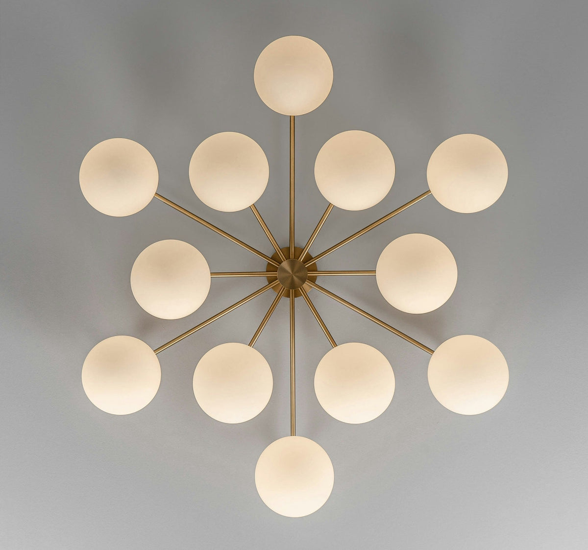 Orion Oval Flush Mount Base Chandelier Ø47.8″ - Brig Lighting