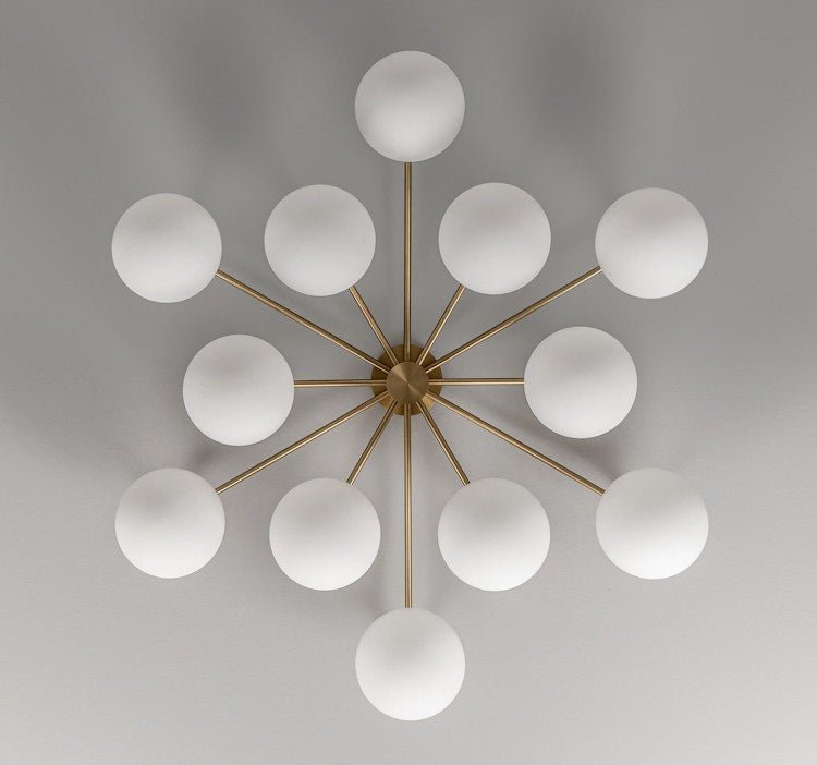 Orion Oval Flush Mount Base Chandelier Ø47.8″ - Brig Lighting
