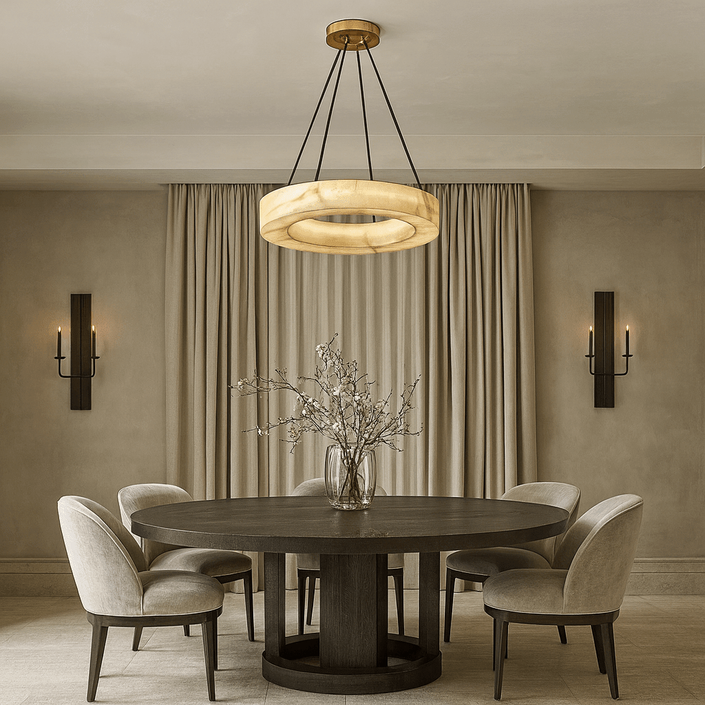 Palmer Marble Chandelier - briglamps