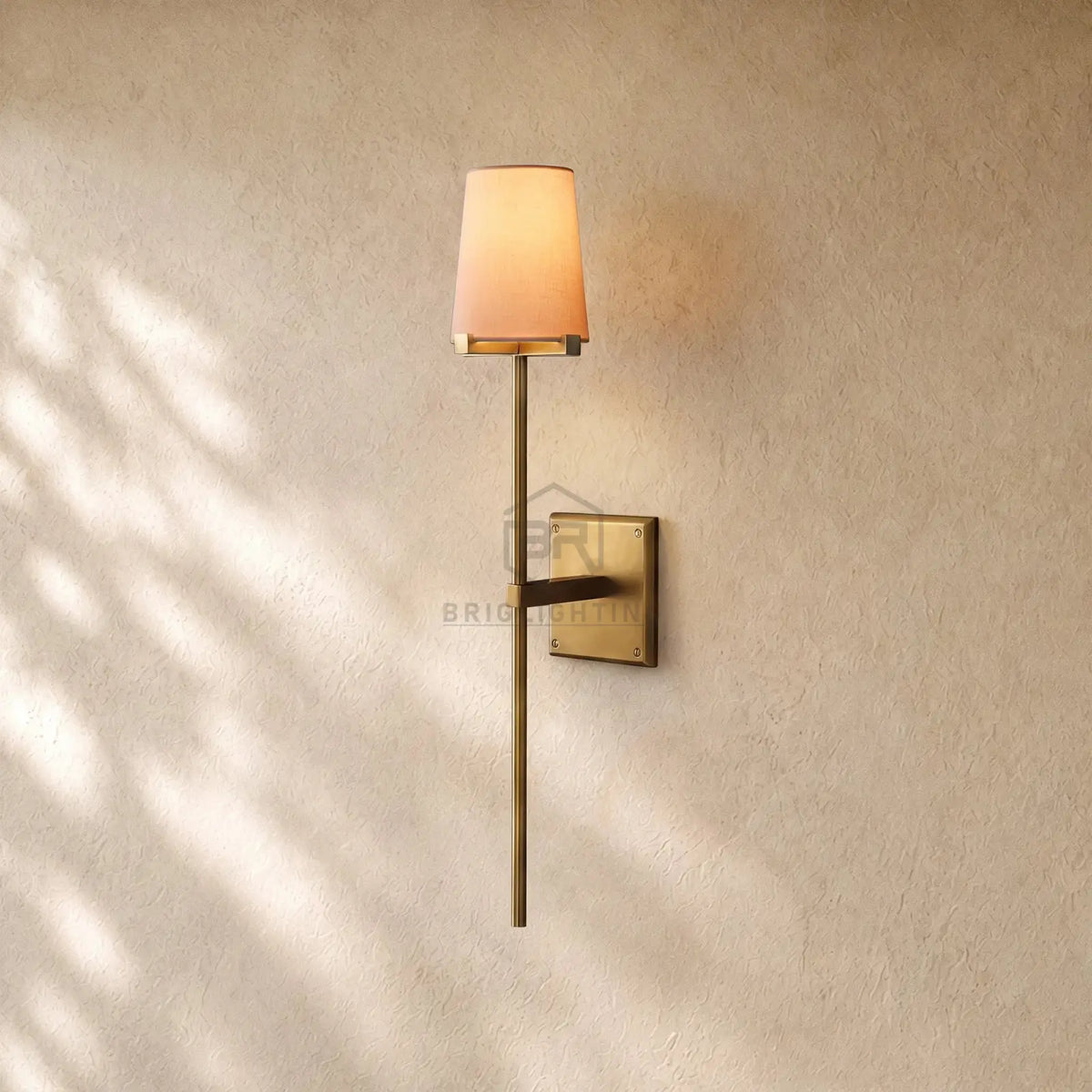 Pauillacia Fabric Shade Torch Sconce