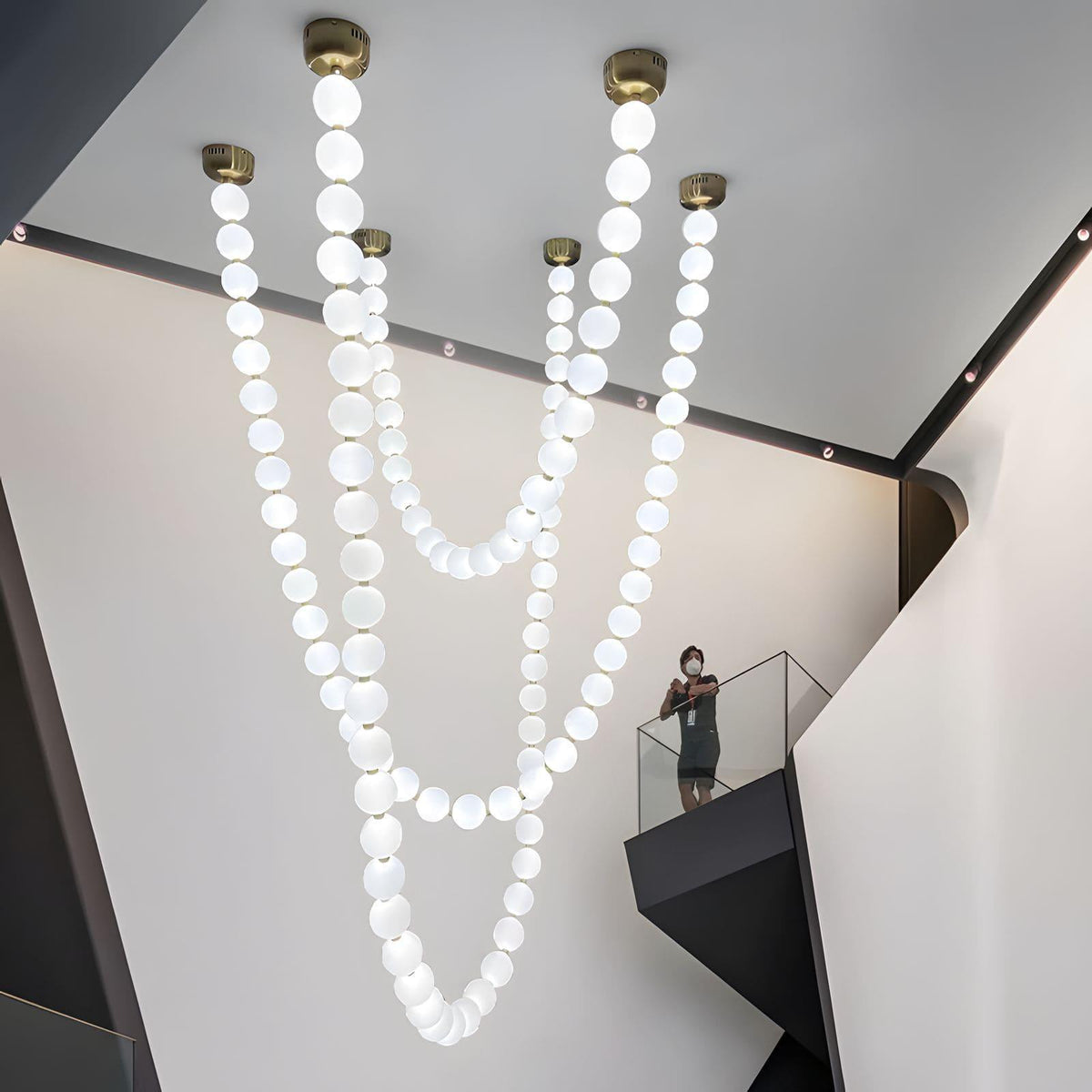 Perlina Necklace Combination Chandelier - briglamps