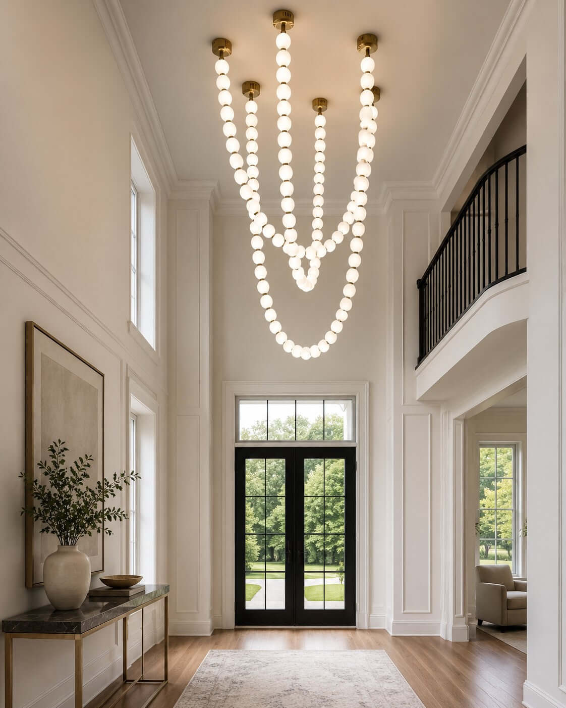 Perlina Necklace Combination Chandelier - briglamps