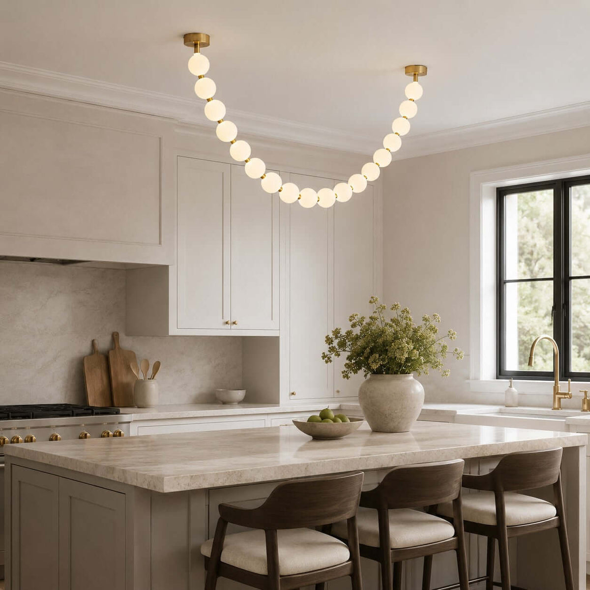 Perlina Necklace Combination Chandelier - briglamps