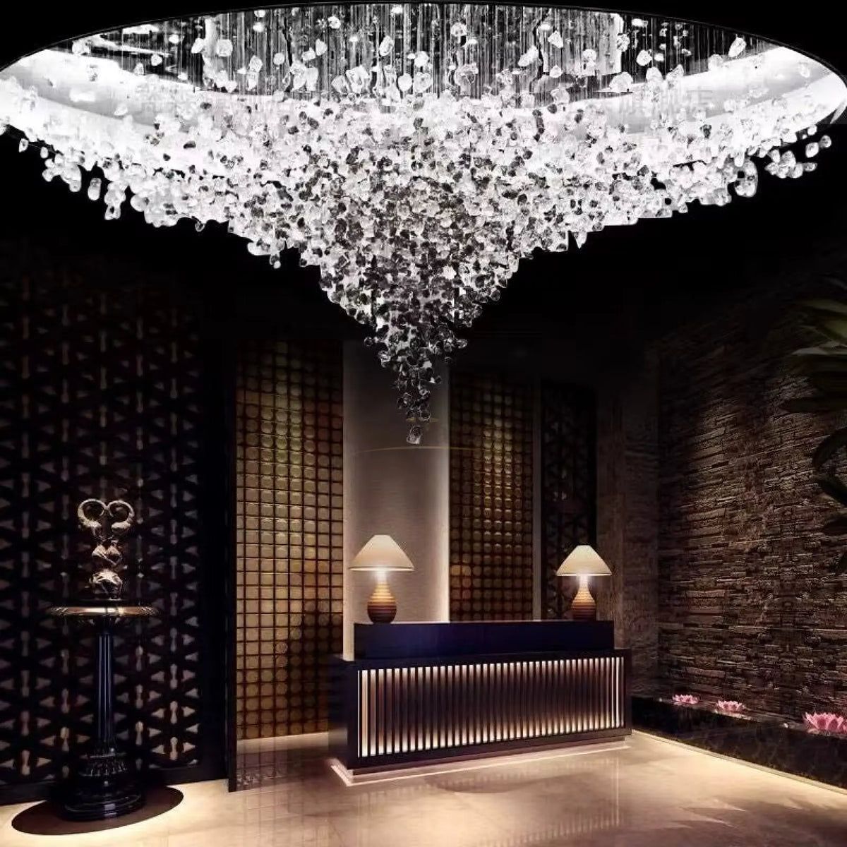 Piovere Multi Pendant Chandelier - briglamps