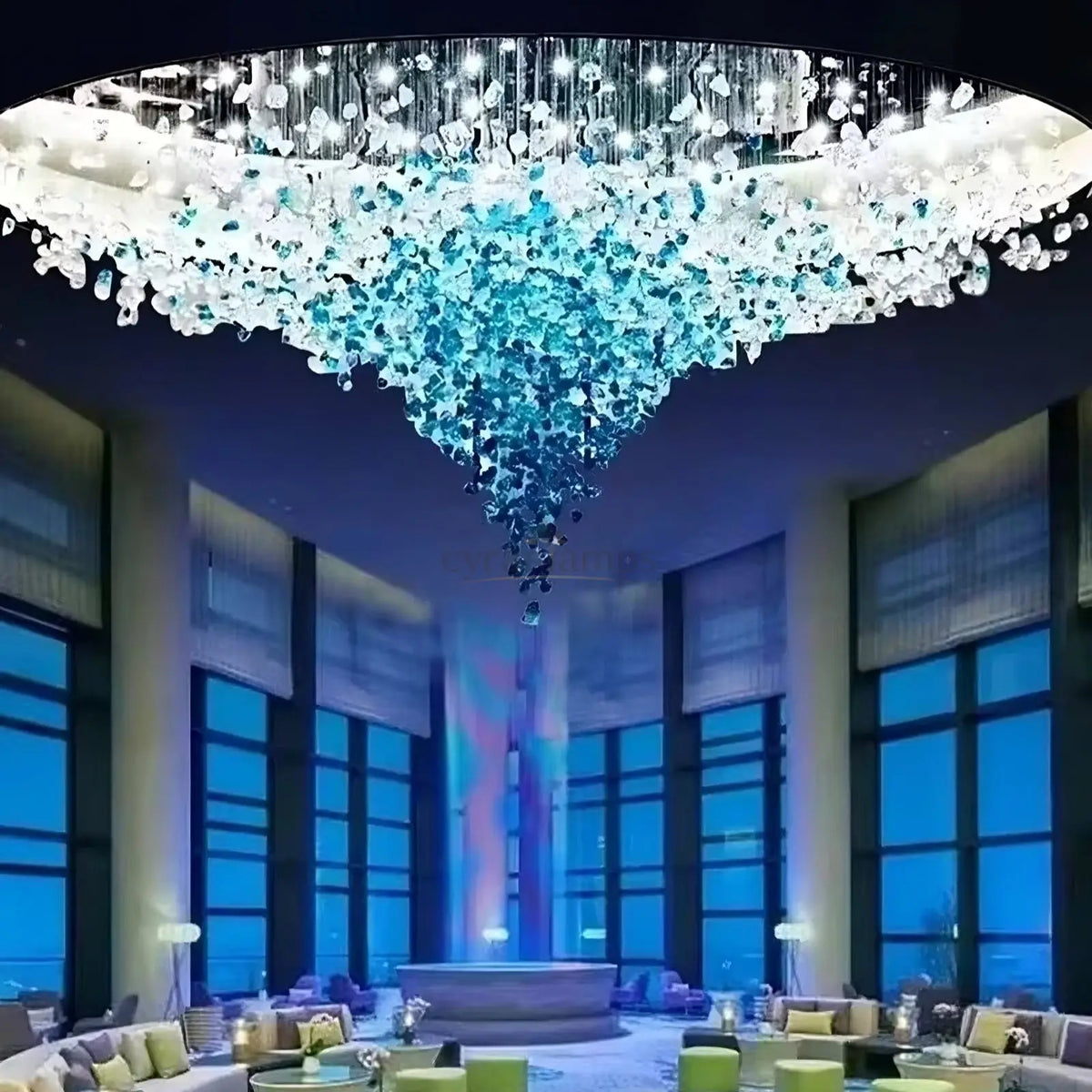 Piovere Multi Pendant Chandelier - briglamps