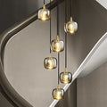 Post - modern Extra - long Pendant Light Fixtures for Staircase/High - ceiling Space/Foyer - briglamps