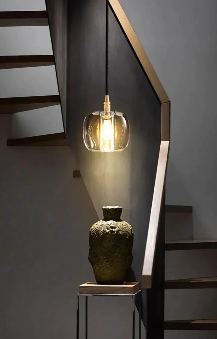 Post - modern Extra - long Pendant Light Fixtures for Staircase/High - ceiling Space/Foyer - briglamps