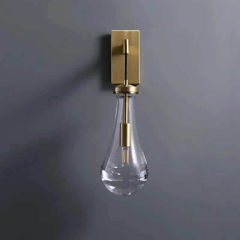 Raindrop Crystal Wall Sconce - briglamps