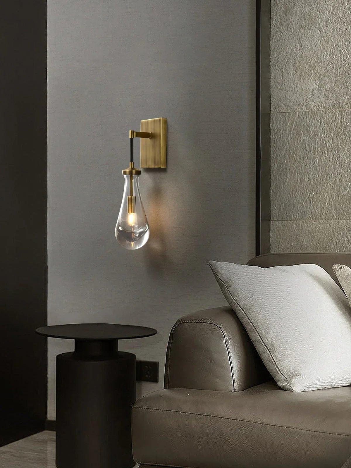 Raindrop Crystal Wall Sconce - briglamps