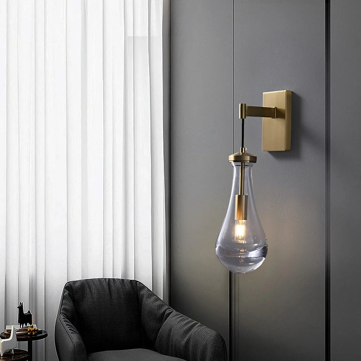 Raindrop Crystal Wall Sconce - briglamps