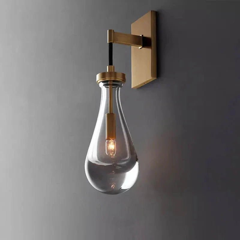 Raindrop Crystal Wall Sconce - briglamps