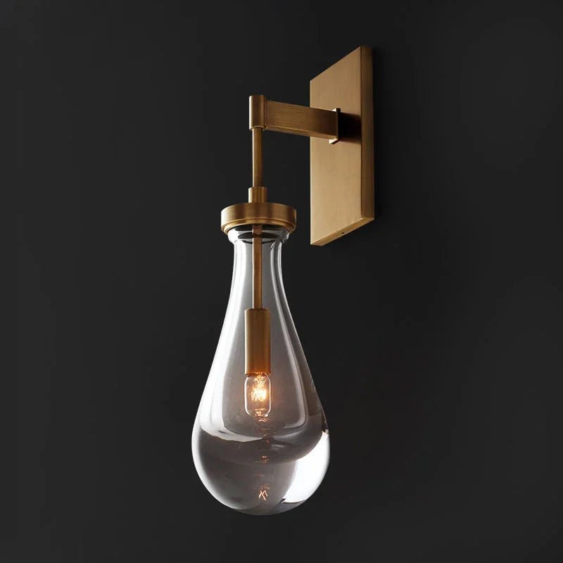 Raindrop Crystal Wall Sconce - briglamps