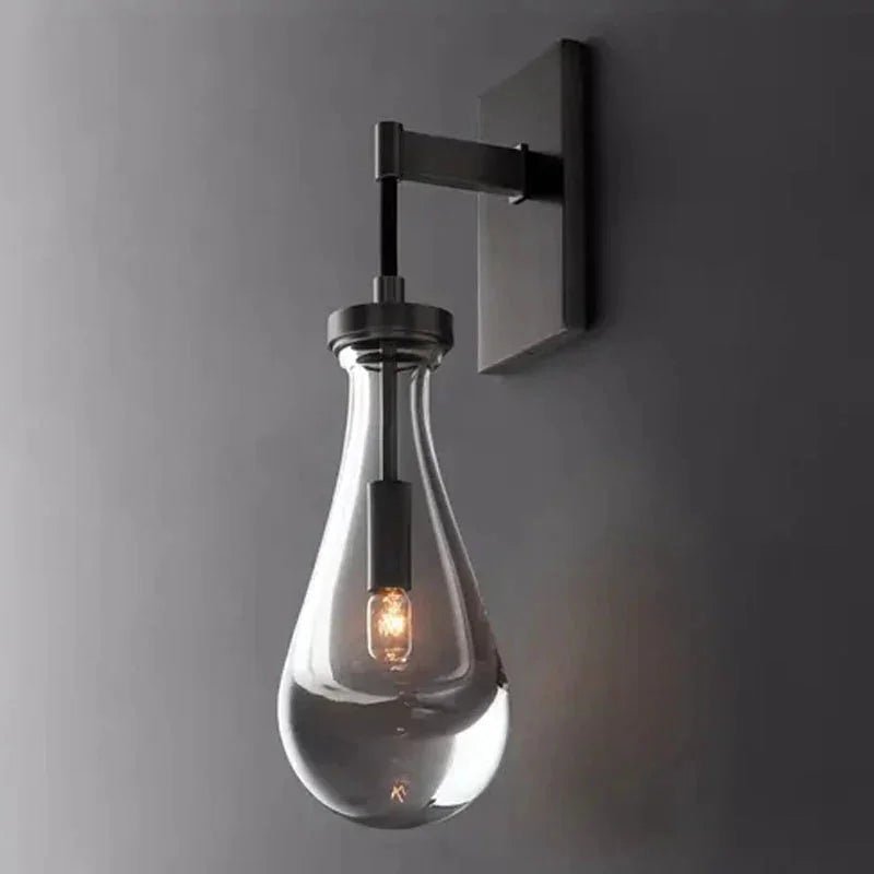 Raindrop Crystal Wall Sconce - briglamps