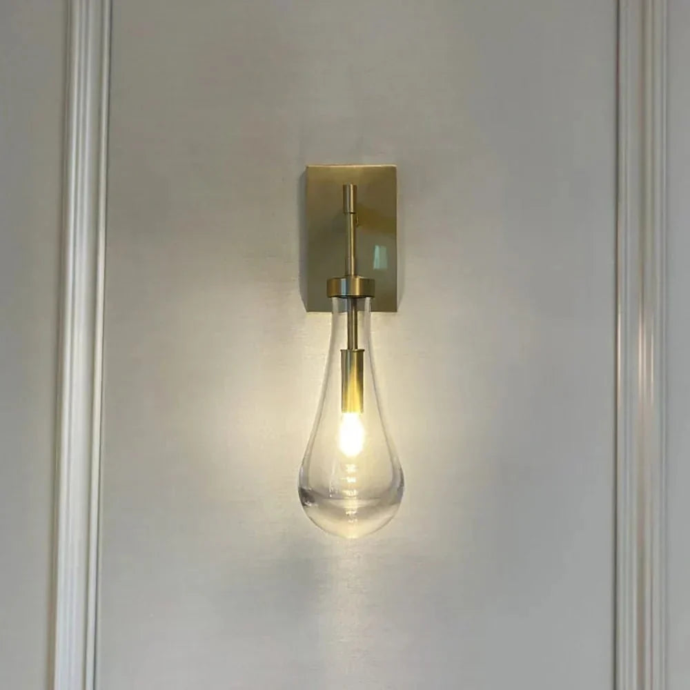 Raindrop Crystal Wall Sconce - briglamps