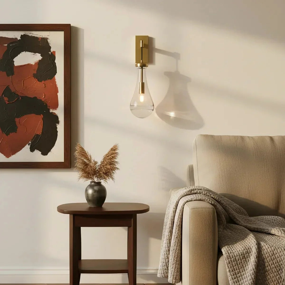 Raindrop Crystal Wall Sconce - briglamps