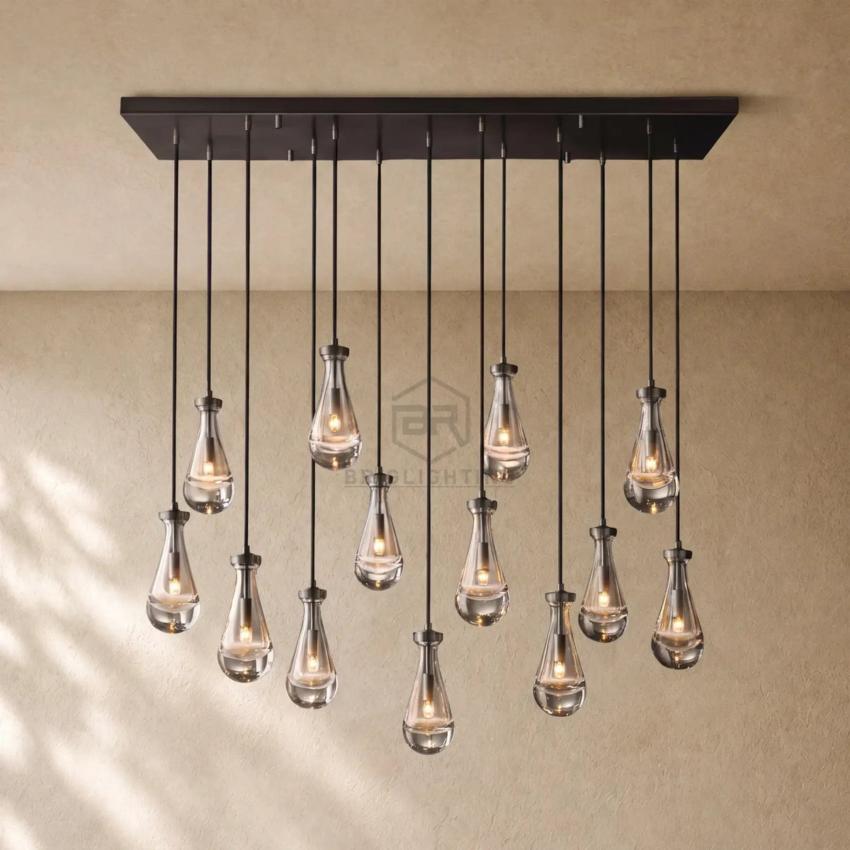 Raining Lighting Rectangular Chandelier