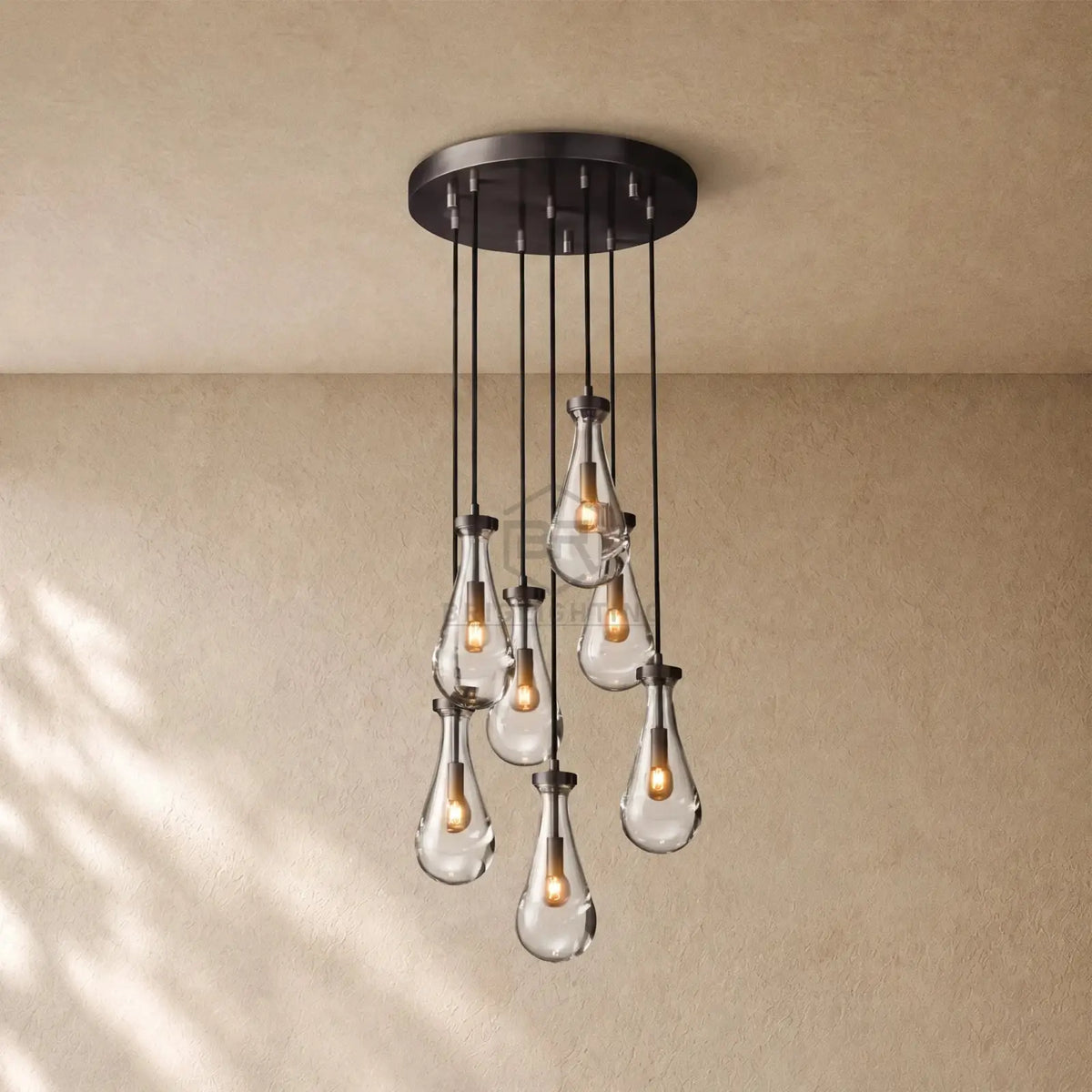 Raining Lighting Round Chandelier