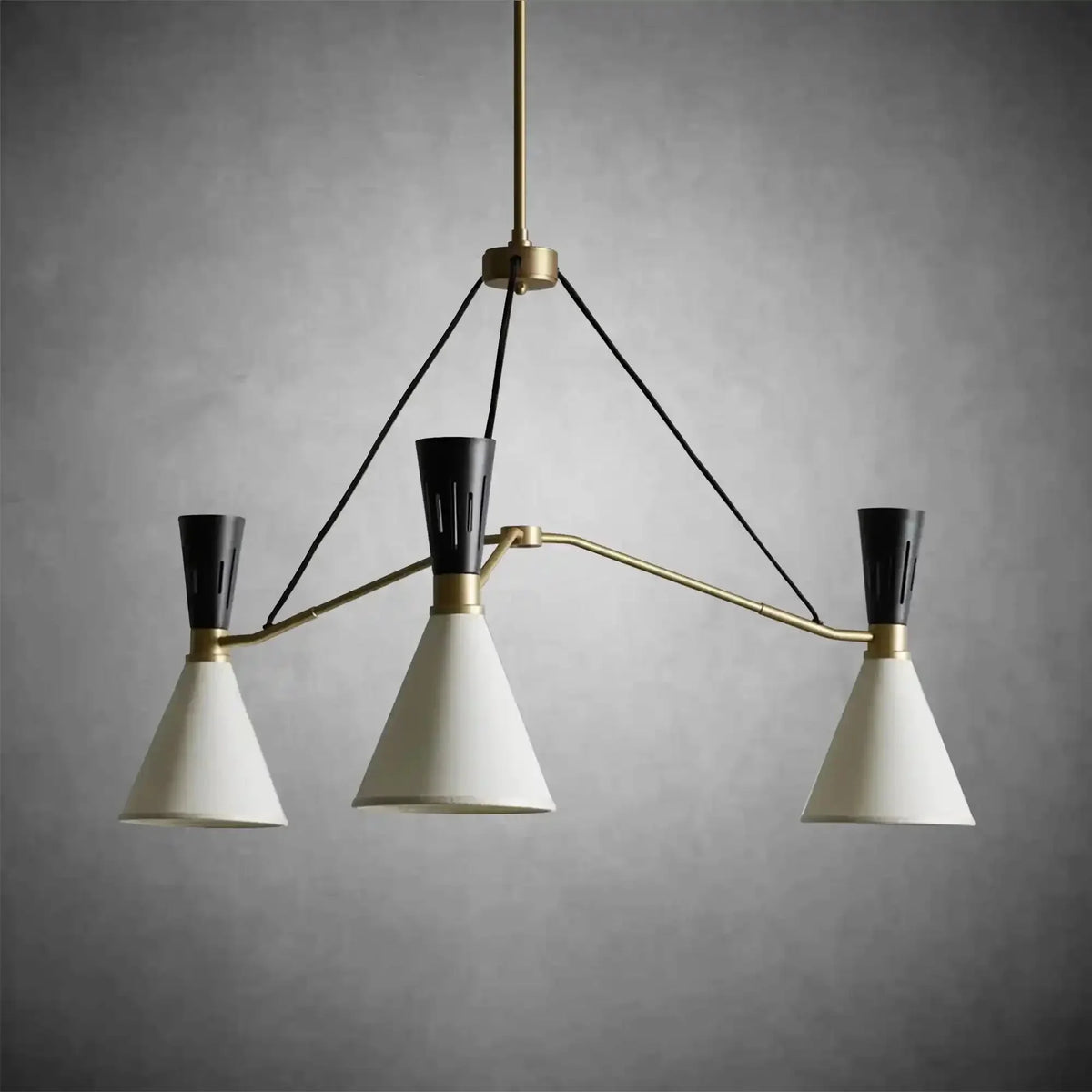 Ramsey 3 - Light Round Chandelier - briglamps