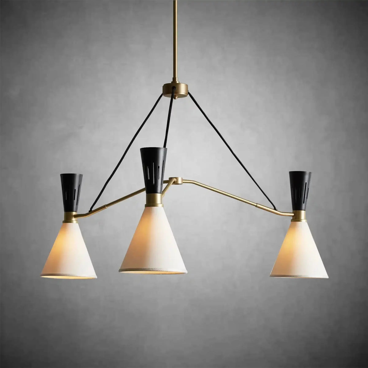 Ramsey 3 - Light Round Chandelier - briglamps