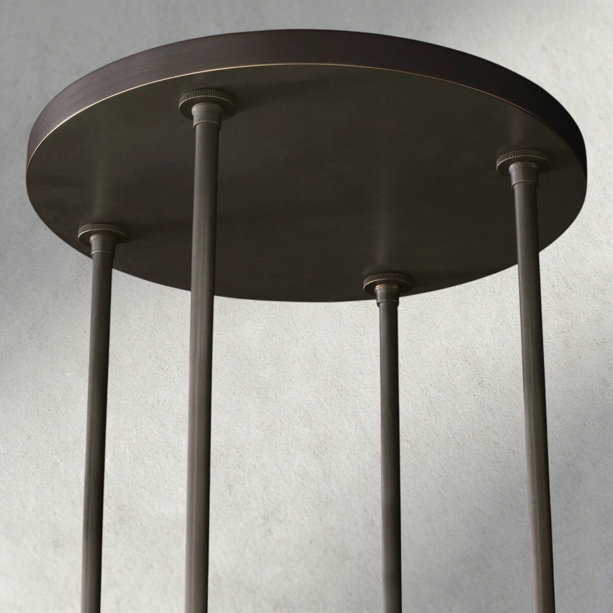 Ravay Round Milk Glass Chandelier 36", 48", 60" - briglamps