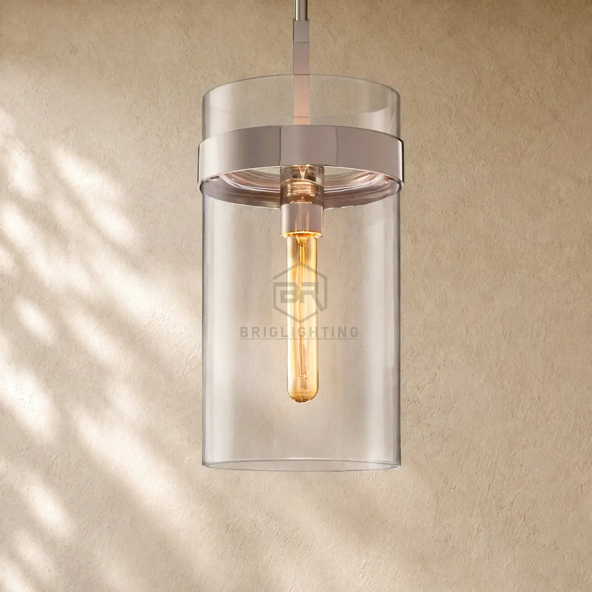 Ravella Clear Glass Cord Pendant