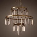 Retro-Inspired Metal Pendant Light Chandelier for Living Room/Bedroom/Staircase/Villa - Brig Lighting