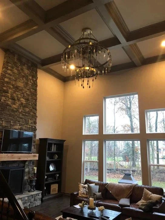 Retro-Inspired Metal Pendant Light Chandelier for Living Room/Bedroom/Staircase/Villa - Brig Lighting