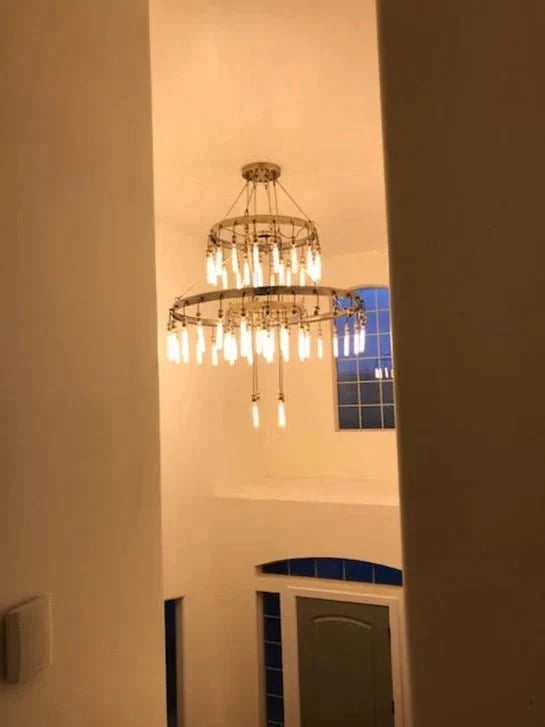 Retro-Inspired Metal Pendant Light Chandelier for Living Room/Bedroom/Staircase/Villa - Brig Lighting