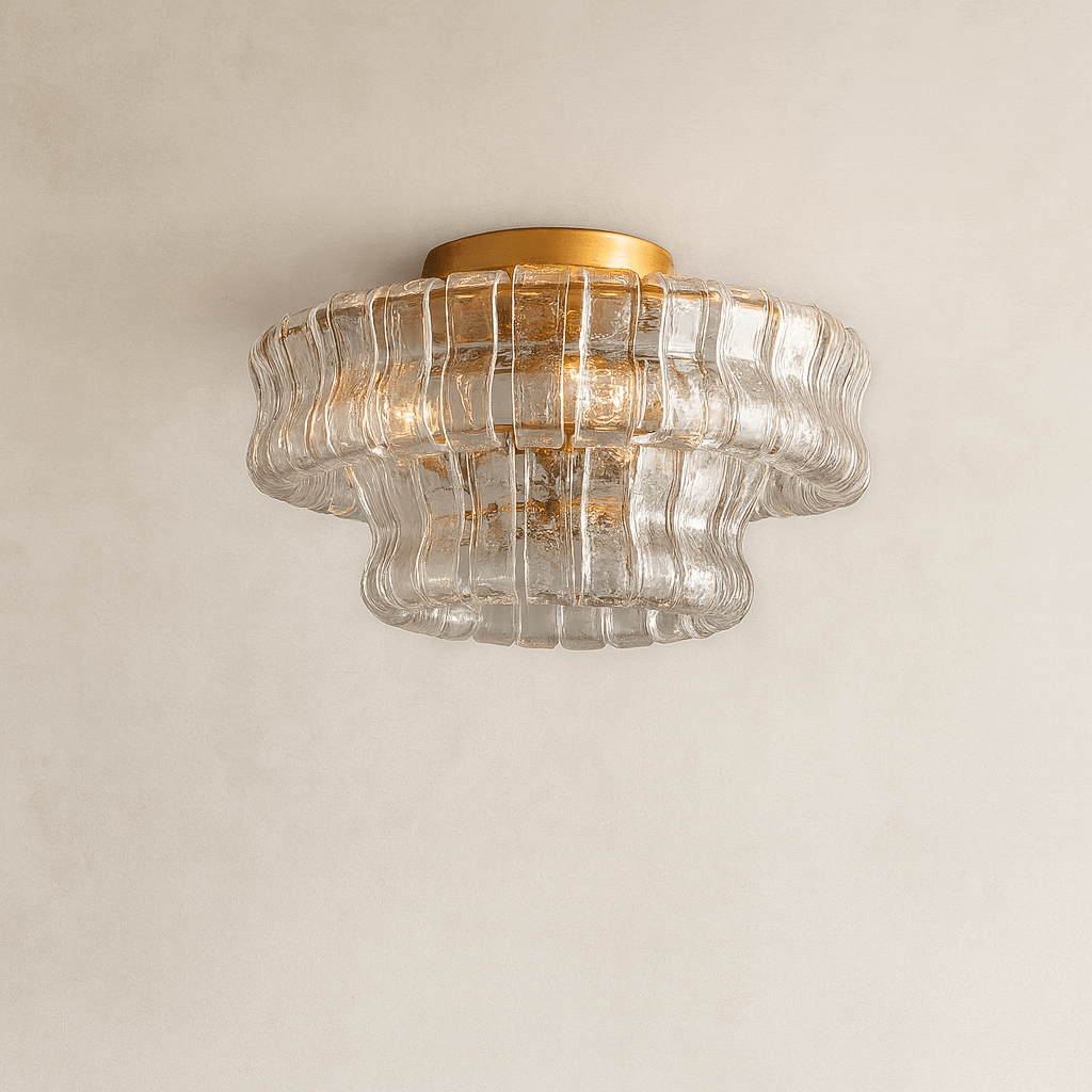 Riviera 20" Flush Mount Chandelier - briglamps