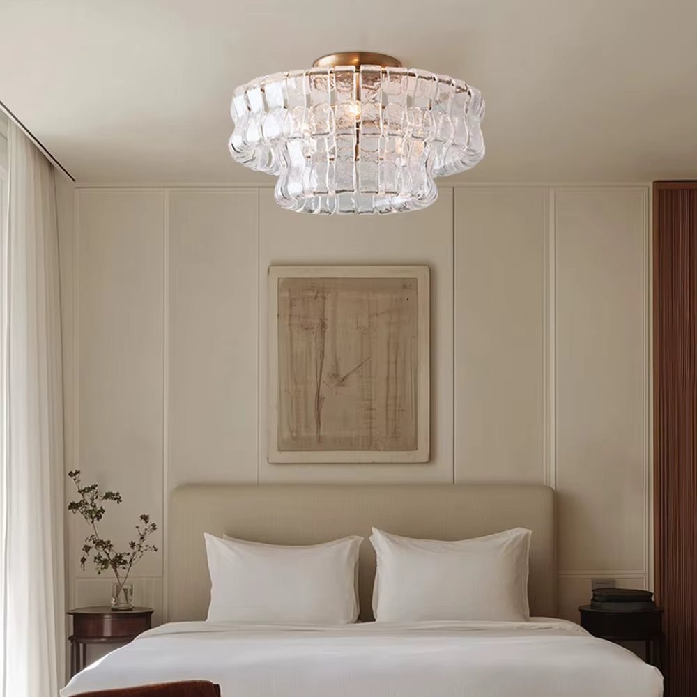 Riviera 20" Flush Mount Chandelier - briglamps