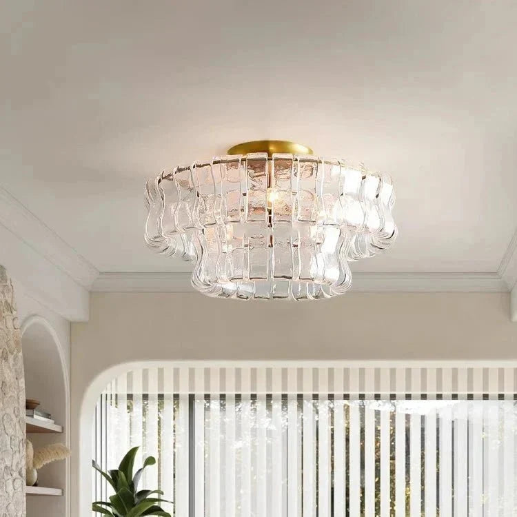 Riviera 20" Flush Mount Chandelier - briglamps